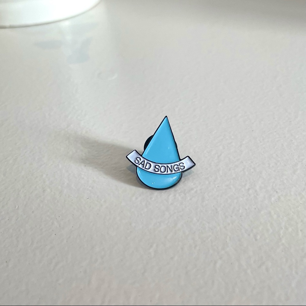 Stay Home Club | Sad Songs enamel pin